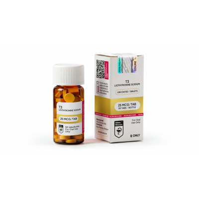 T3 25 mcg, 50 tab - Liothyronine Sodium - Hilma Biocare